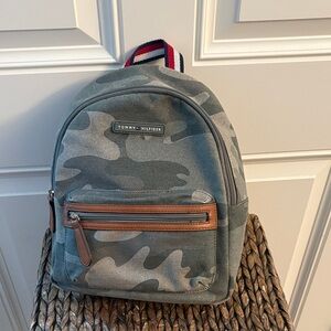 Tommy Hilfiger Green Camouflage Backpack